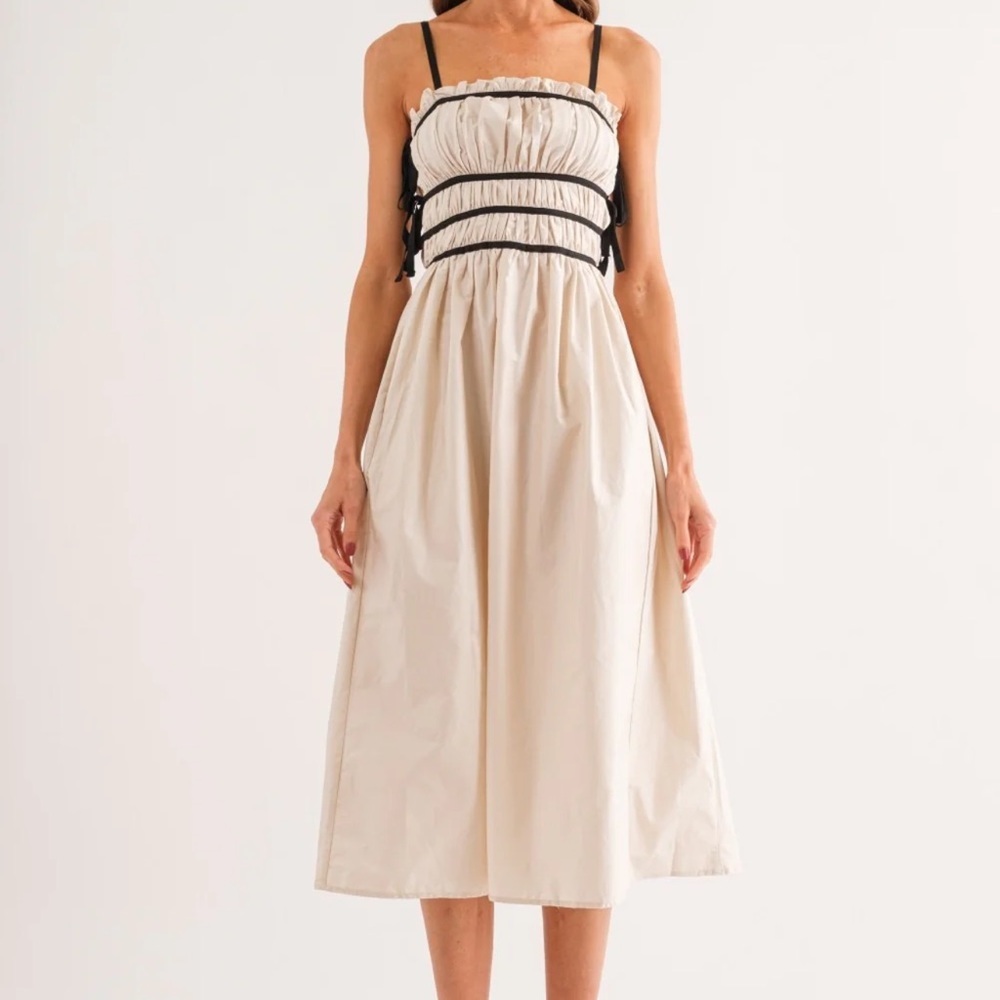 Sofie the Label Trim Midi Dress